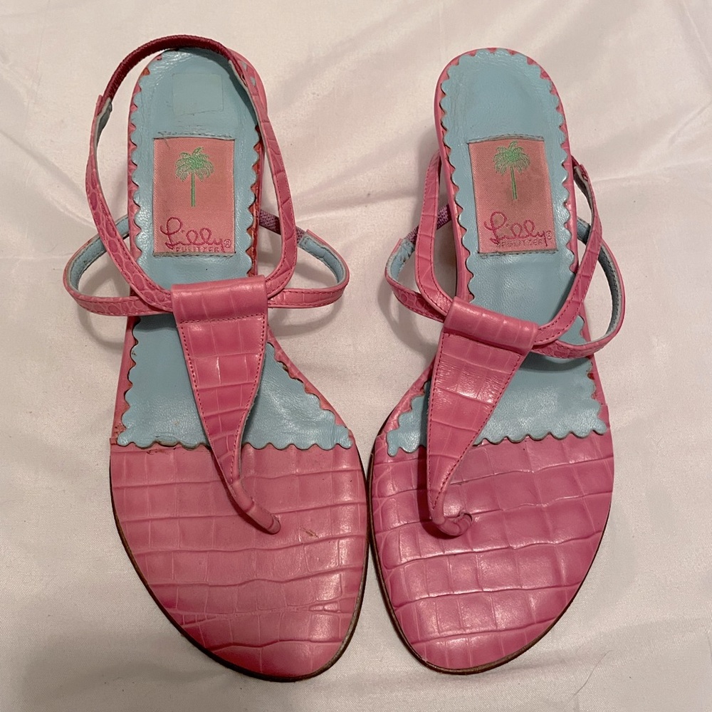 Lily Pulitzer Pink Sandal